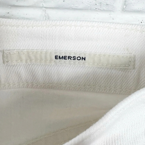 CITIZENS OF HUMANITY White Emerson Distressed White Denim Jeans Plus Size 32 - Picture 4 of 9